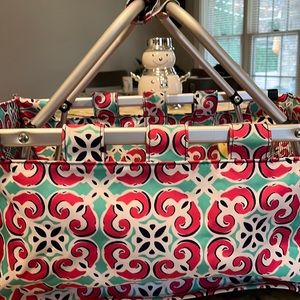 Spacious and sturdy tote- great for picnics or hauling groceries